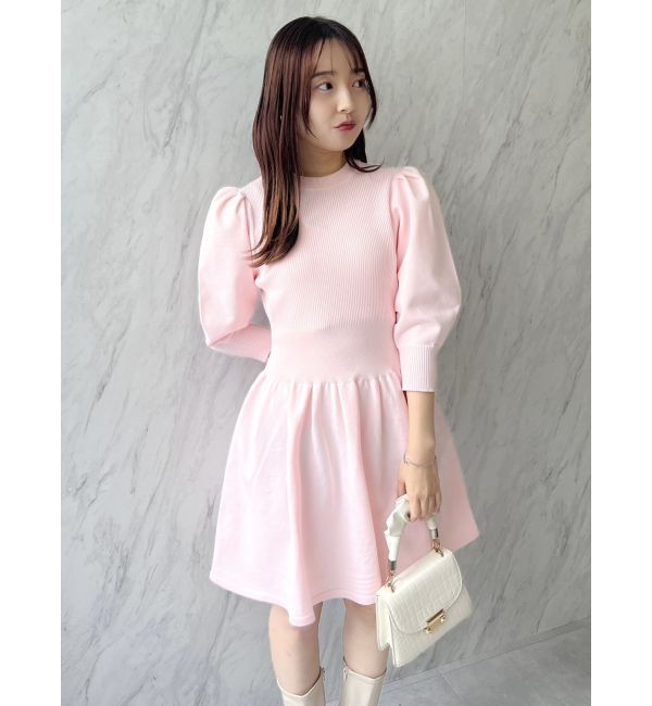 dazzlin「ホールガーメントミニワンピース」|ワンピース|