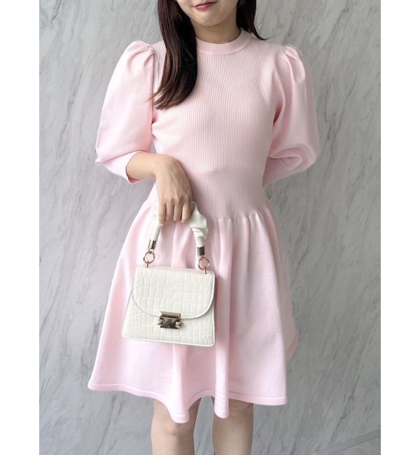 dazzlin「ホールガーメントミニワンピース」|ワンピース|