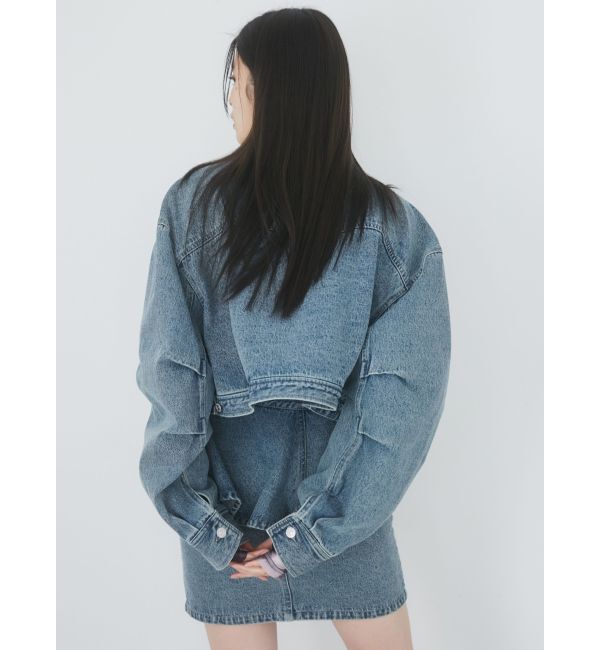 MURUA「ショートデニムジャケット【セットアップ着用可】」|デニムジャケット|