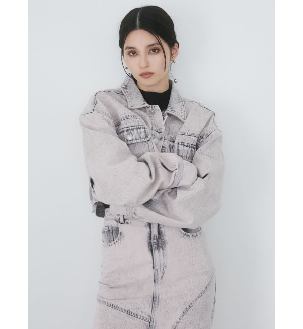 MURUA「ショートデニムジャケット【セットアップ着用可】」|デニムジャケット|