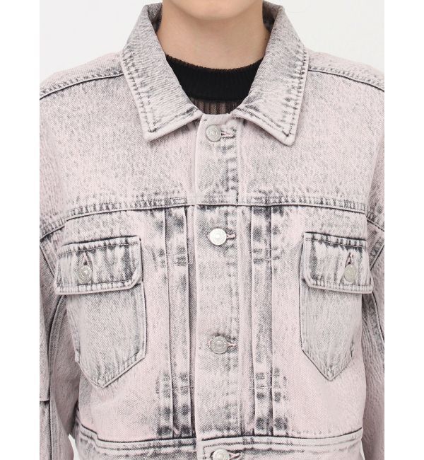 MURUA「ショートデニムジャケット【セットアップ着用可】」|デニムジャケット|