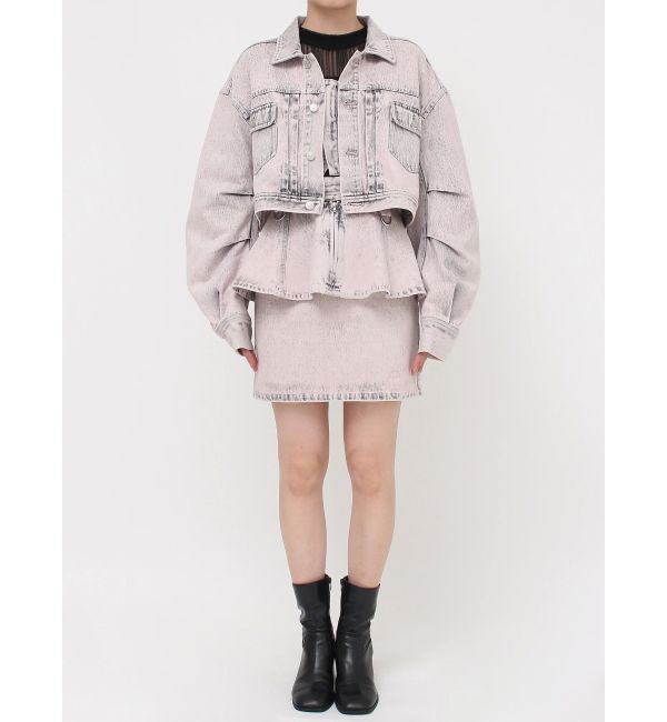 MURUA「ショートデニムジャケット【セットアップ着用可】」|デニムジャケット|