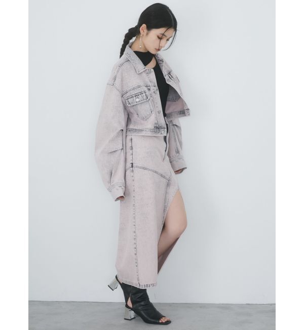 MURUA「ショートデニムジャケット【セットアップ着用可】」|デニムジャケット|