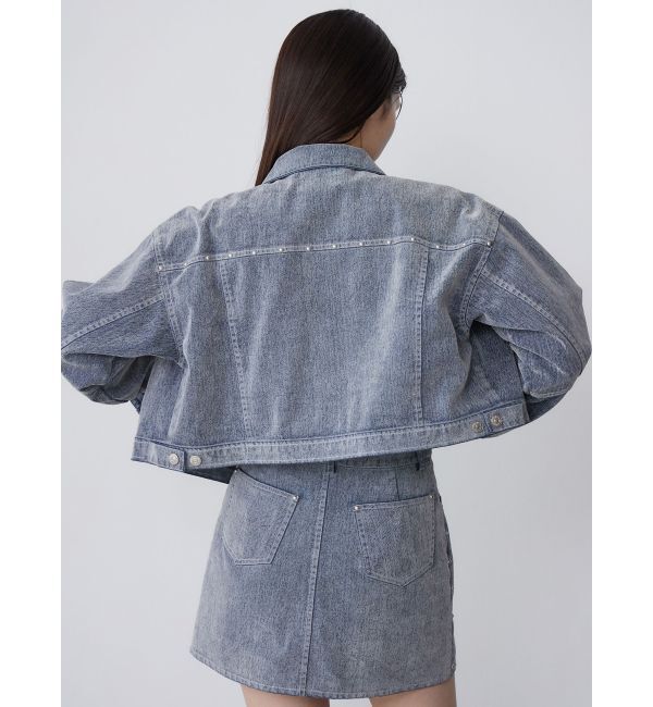 MURUA「フロッキーデニムジャケット」|デニムジャケット|