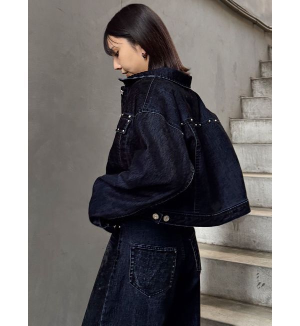 MURUA「フロッキーデニムジャケット」|デニムジャケット|