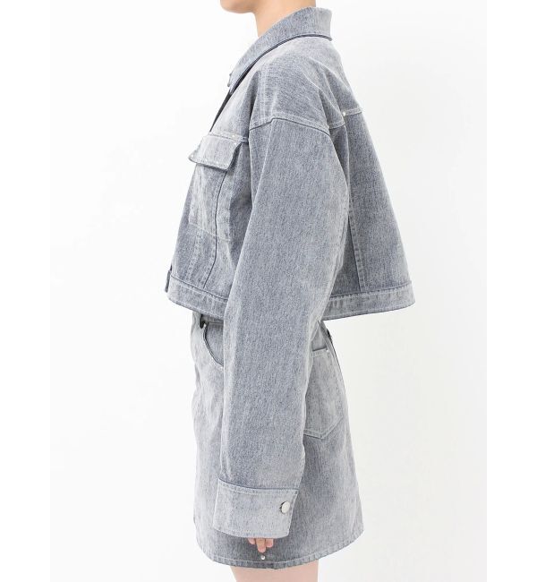 MURUA「フロッキーデニムジャケット」|デニムジャケット|