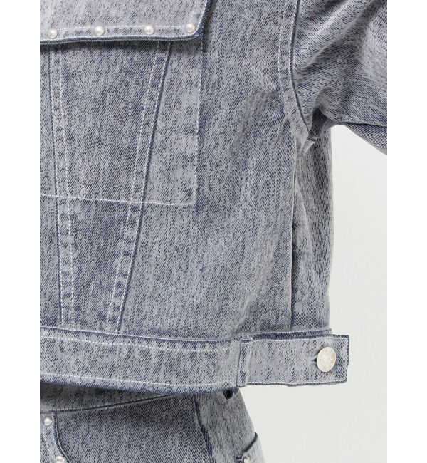 MURUA「フロッキーデニムジャケット」|デニムジャケット|