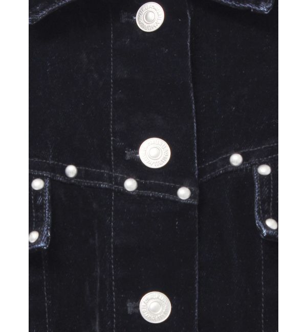 MURUA「フロッキーデニムジャケット」|デニムジャケット|