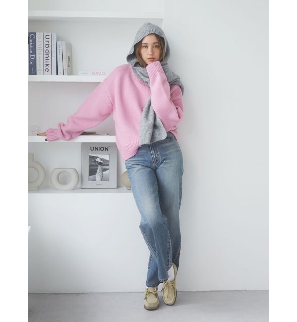 Ungrid「ハイネックボリュームカラーニット」|ニット・セーター|