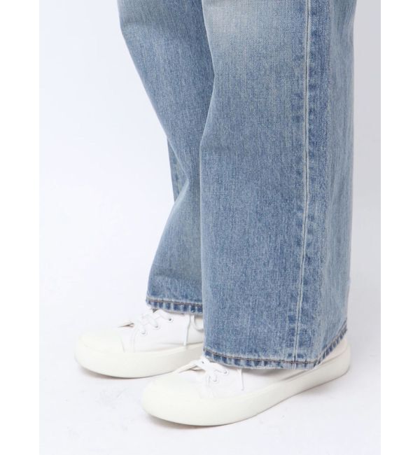 Ungrid「ハイウエストルーズストレートデニム」|デニム|