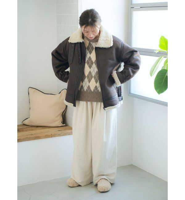 Ungrid「ピーチ起毛ラフパンツ」|その他|