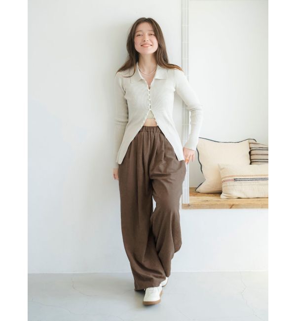 Ungrid「ピーチ起毛ラフパンツ」|その他|