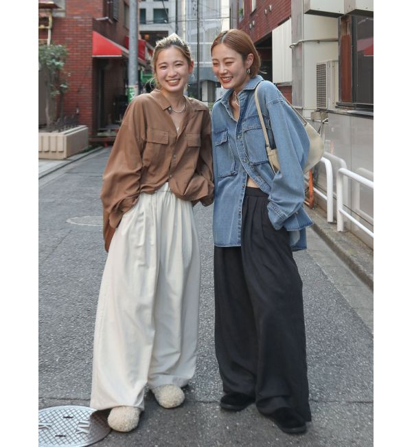 Ungrid「ピーチ起毛ラフパンツ」|その他|