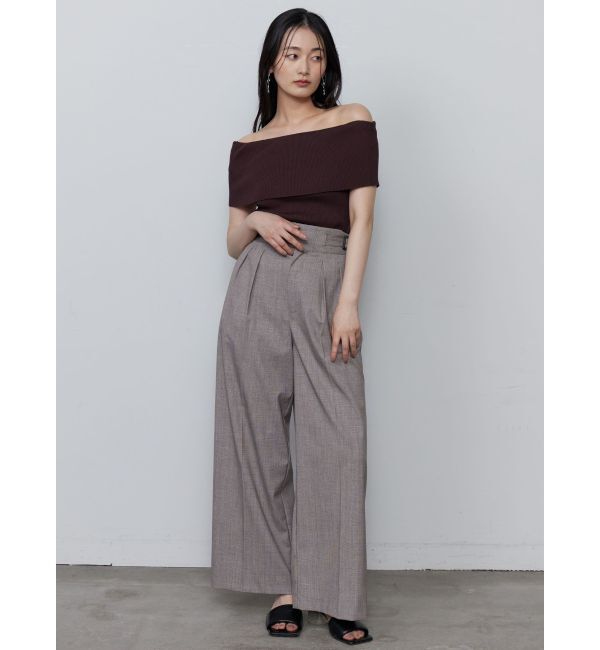 LAGUNAMOON「チェックグルカワイドパンツ」|その他|