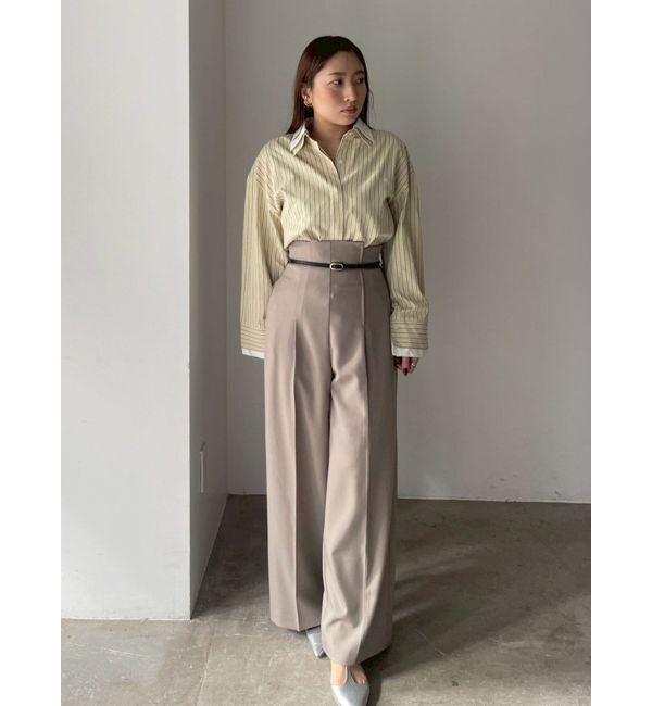 LAGUNAMOON「バイカラーベルトパンツ」|その他|