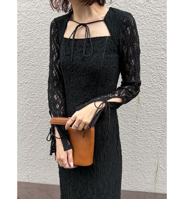 LAGUNAMOON「カットアウトデザインレースワンピース」|ワンピース|