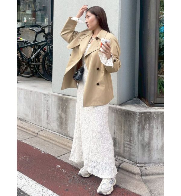 LAGUNAMOON「カットアウトデザインレースワンピース」|ワンピース|