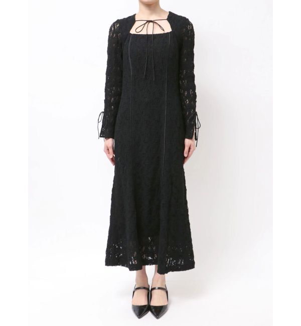 LAGUNAMOON「カットアウトデザインレースワンピース」|ワンピース|