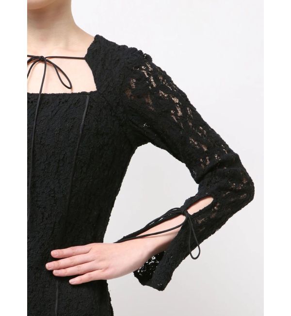 LAGUNAMOON「カットアウトデザインレースワンピース」|ワンピース|