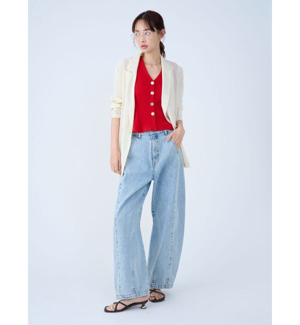 LAGUNAMOON「メッシュダブルテーラードジャケット」|テーラードジャケット|