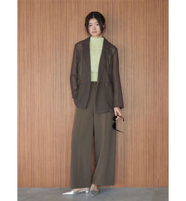 LAGUNAMOON「メッシュダブルテーラードジャケット」|テーラードジャケット|