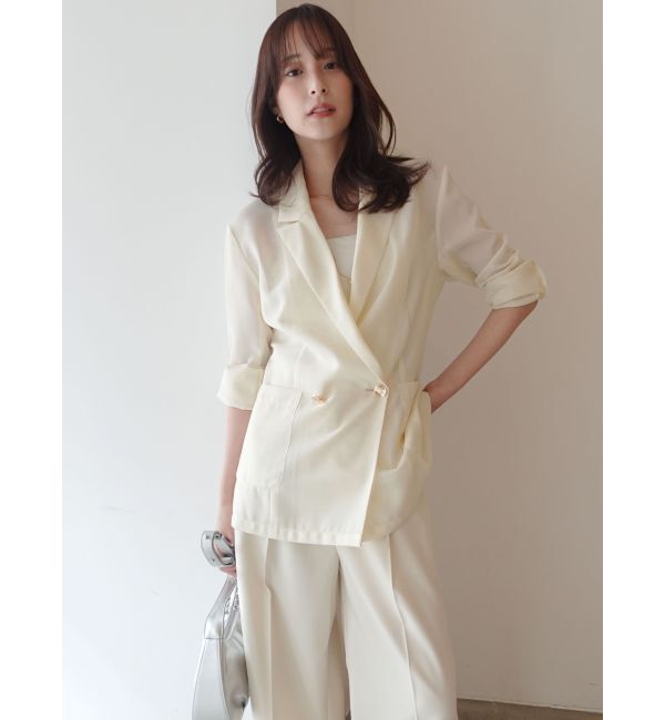 LAGUNAMOON「メッシュダブルテーラードジャケット」|テーラードジャケット|