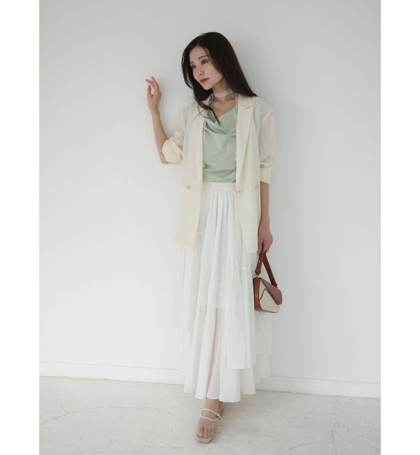 LAGUNAMOON「メッシュダブルテーラードジャケット」|テーラードジャケット|