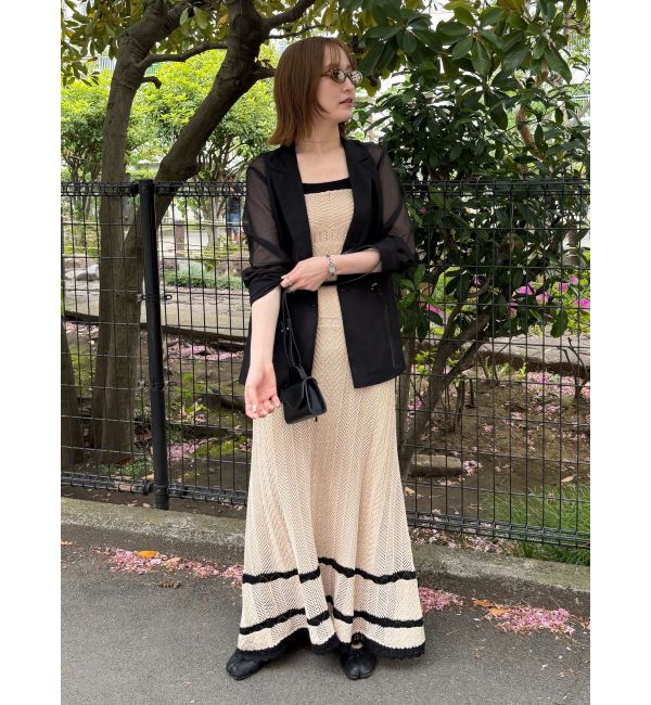 LAGUNAMOON「メッシュダブルテーラードジャケット」|テーラードジャケット|