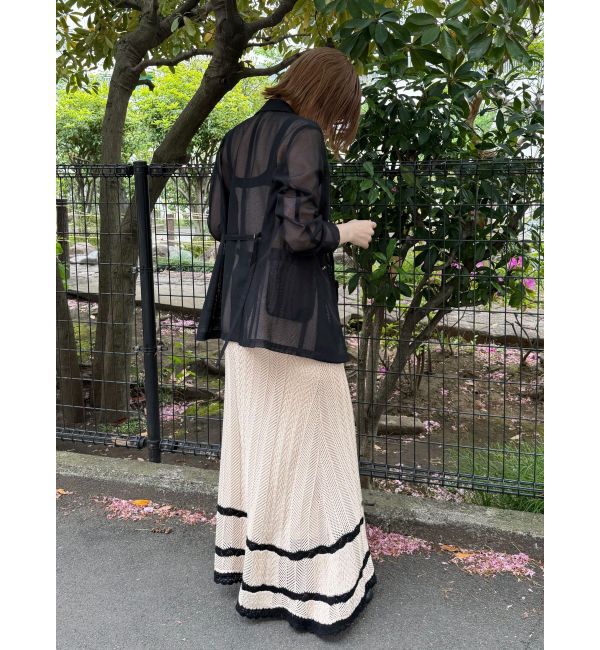 LAGUNAMOON「メッシュダブルテーラードジャケット」|テーラードジャケット|