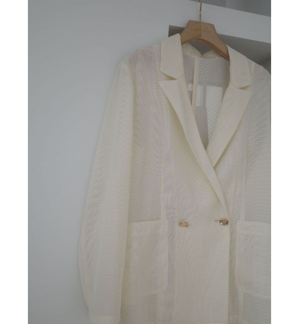 LAGUNAMOON「メッシュダブルテーラードジャケット」|テーラードジャケット|