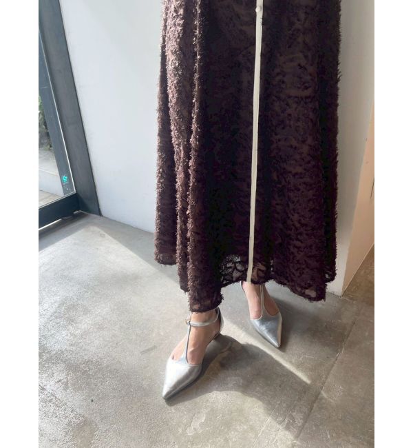 LAGUNAMOON「カットジャガードパイピングワンピース」|ワンピース|