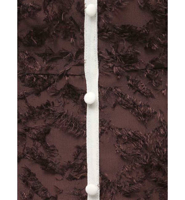 LAGUNAMOON「カットジャガードパイピングワンピース」|ワンピース|