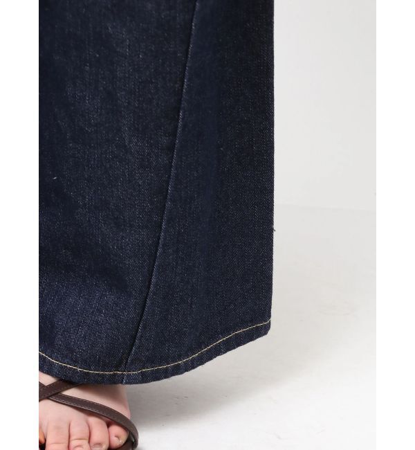 LAGUNAMOON「【Leeコラボ】セミワイドベルトデニムパンツ」|デニム|