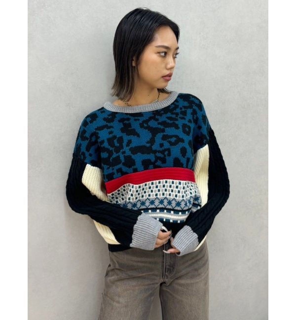 EVRIS「2WAYマルチパターンニットトップス」|ニット・セーター|