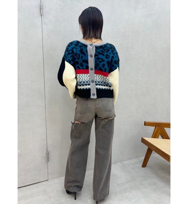 EVRIS「2WAYマルチパターンニットトップス」|ニット・セーター|