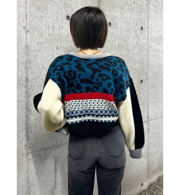 EVRIS「2WAYマルチパターンニットトップス」|ニット・セーター|