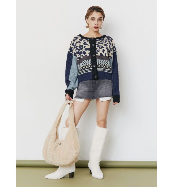EVRIS「2WAYマルチパターンニットトップス」|ニット・セーター|