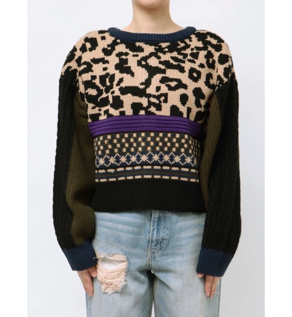 EVRIS「2WAYマルチパターンニットトップス」|ニット・セーター|