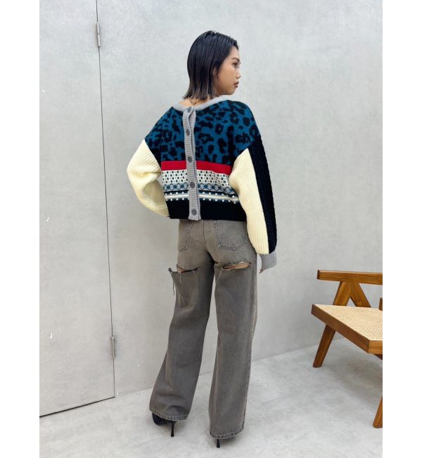 EVRIS「2WAYマルチパターンニットトップス」|ニット・セーター|