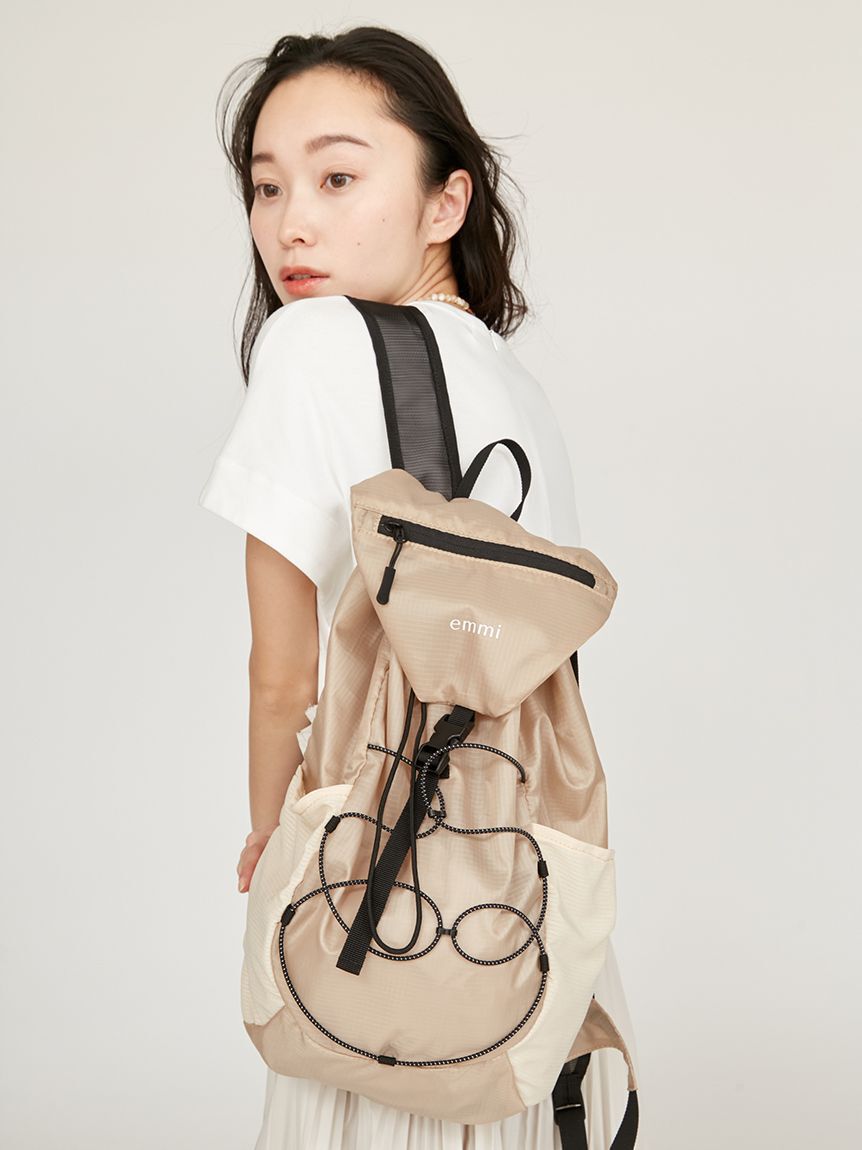emmi atelier「【限定カラー】パッカブルバックパック」|リュック|