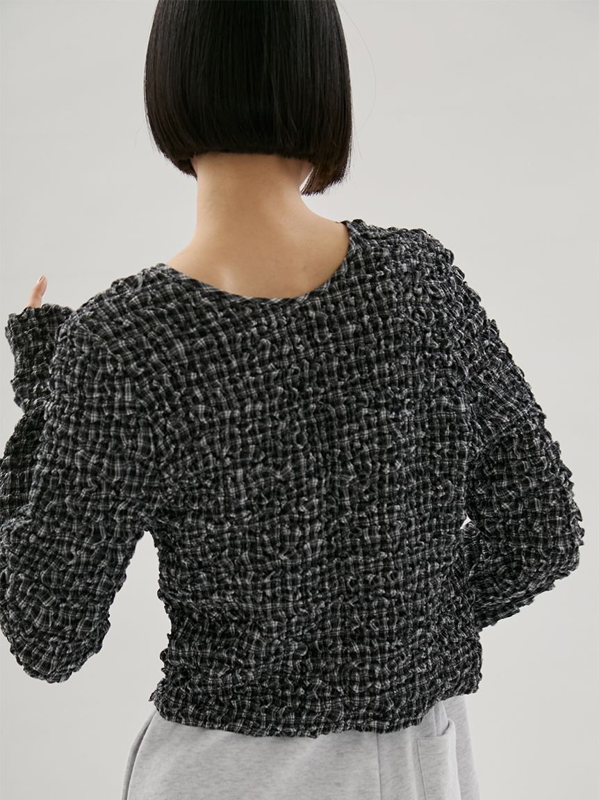 emmi atelier「2wayシャーリングブラウス」|シャツ・ブラウス|