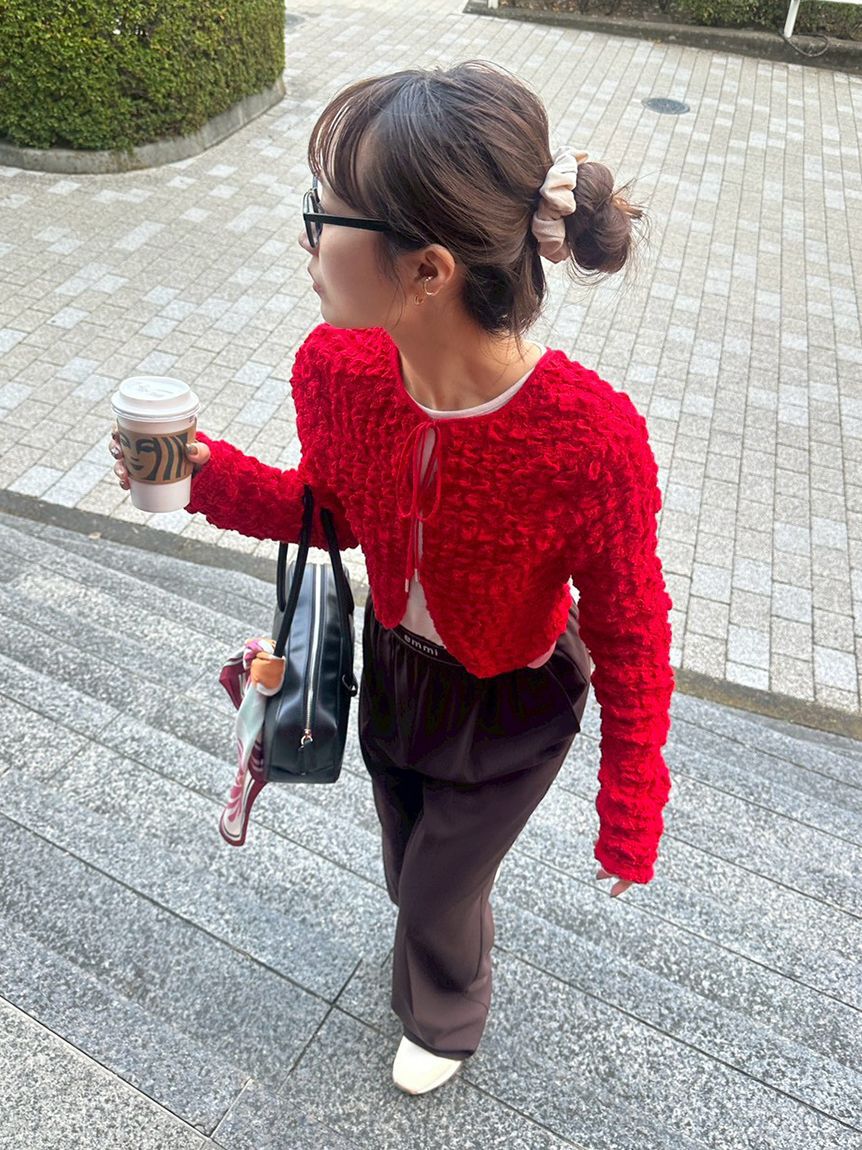 emmi atelier「2wayシャーリングブラウス」|シャツ・ブラウス|