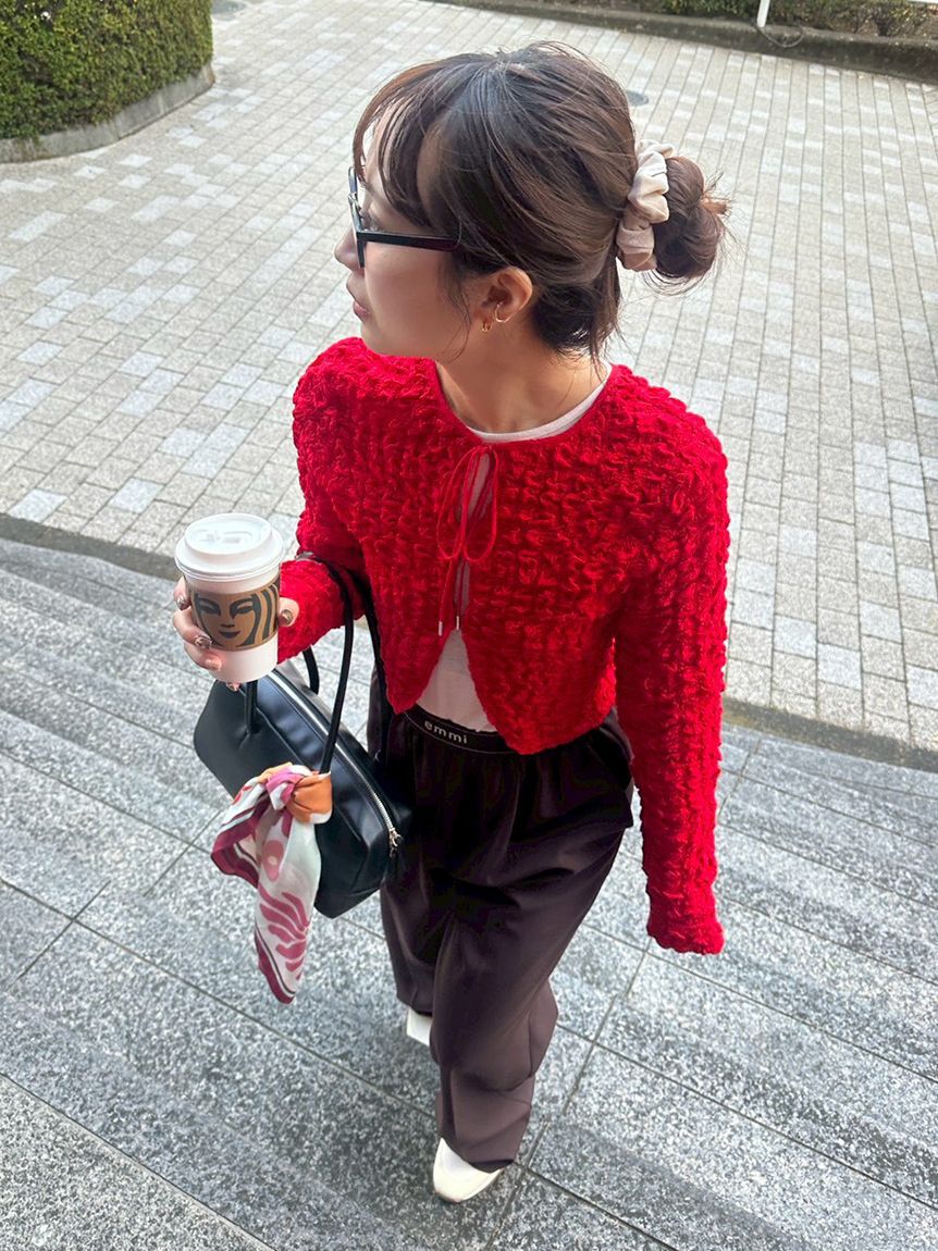 emmi atelier「2wayシャーリングブラウス」|シャツ・ブラウス|