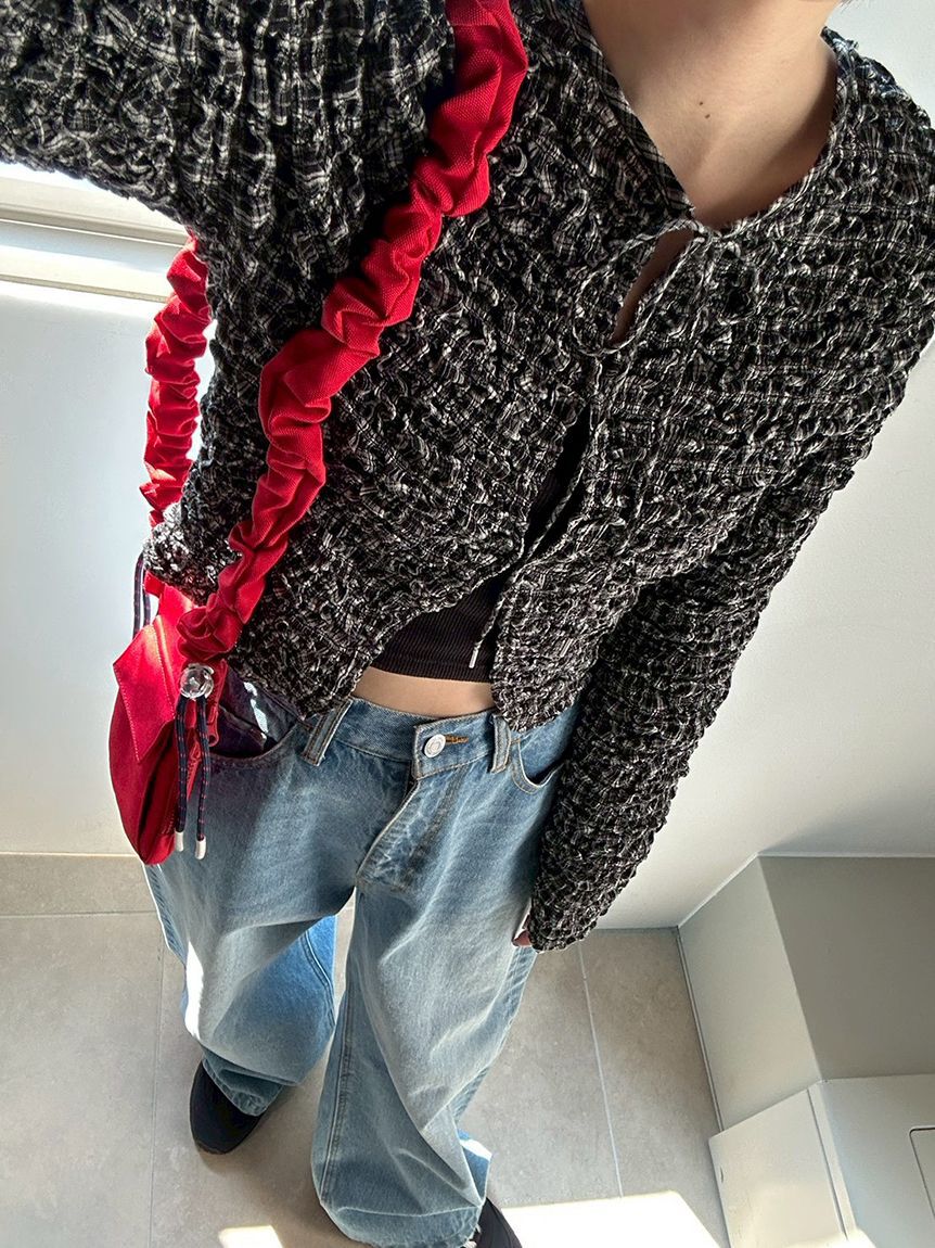 emmi atelier「2wayシャーリングブラウス」|シャツ・ブラウス|