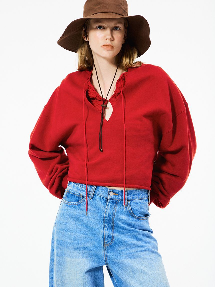 emmi atelier「2wayシャーリングブラウス」|シャツ・ブラウス|