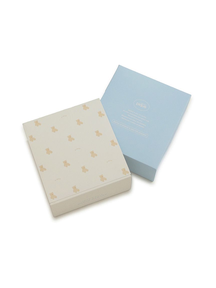 GELATO PIQUE KIDS & BABY「【ラッピング済み】【BABY】ベアニットキャップ&スタイ2点セット ギフトBOX」|その他ベビー用品|