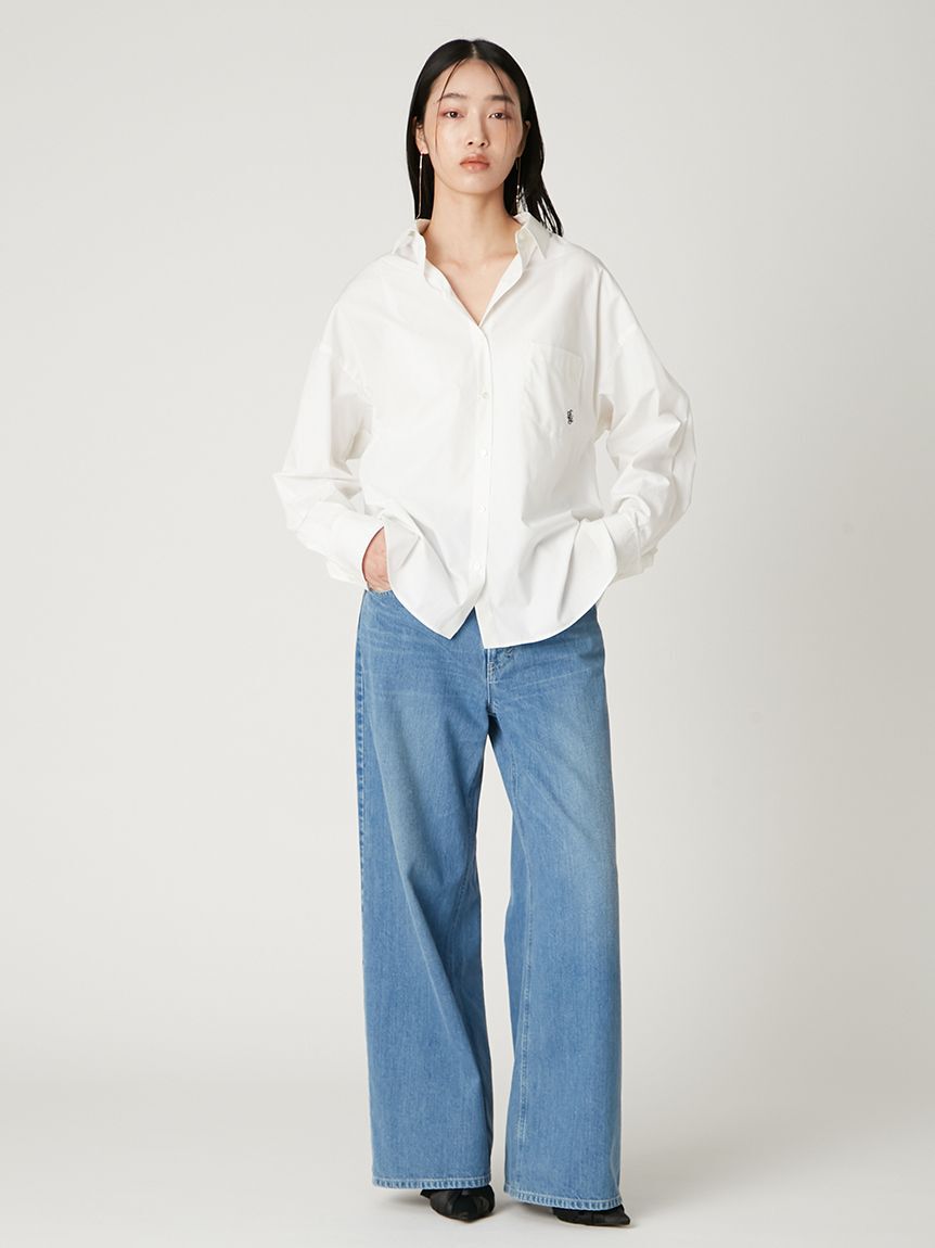 FRAY I.D「【Lee&times; FRAY I.D】ワイドパンツ」|デニム|