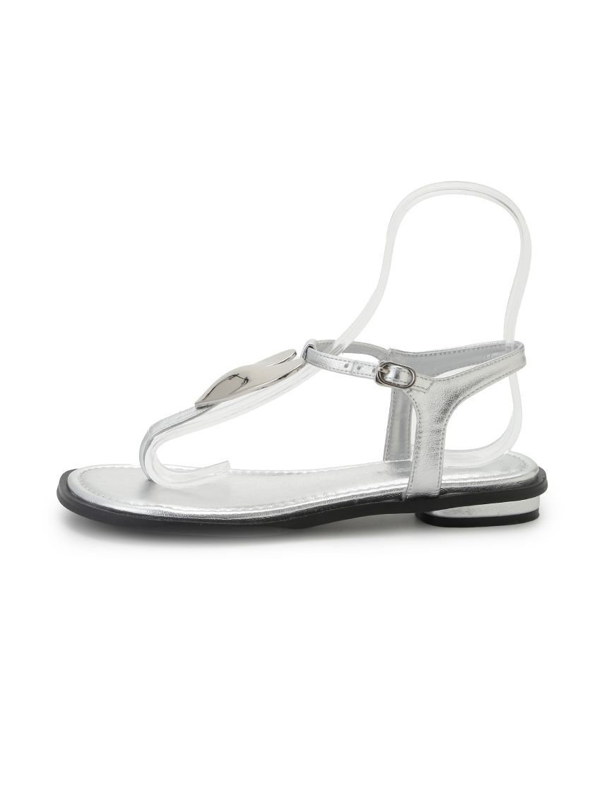 LILY BROWN「メタルハートトングサンダル」|サンダル|