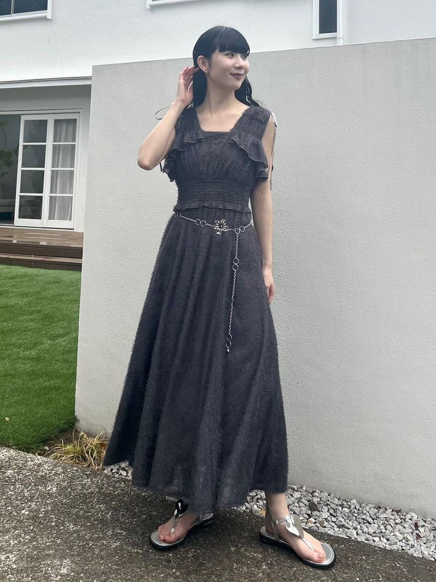 LILY BROWN「メタルハートトングサンダル」|サンダル|