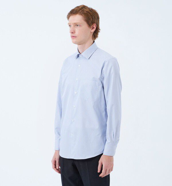 MACKINTOSH PHILOSOPHY「トロッター セミワイドシャツ 無地/ブルーバリエーション」|シャツ・ブラウス|